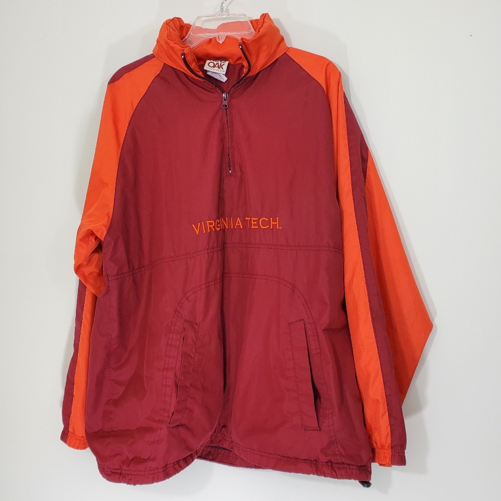 Virginia Tech Pullover Jacket, Size Medium - image 1